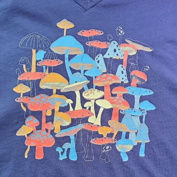 Modcloth Tops - 🍄 Organic Cotton Mushroom V-neck Tank